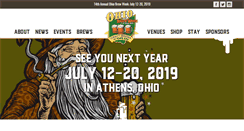 Desktop Screenshot of ohiobrewweek.com